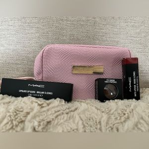 MAC Wristlet, Lipglass, Lipstick and Matte Eyeshadow (NWT)